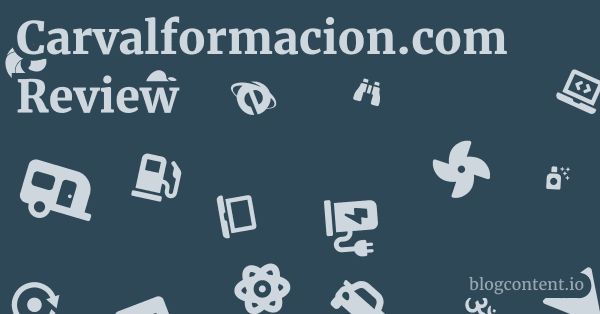 Carvalformacion.com Review 1 by Partners