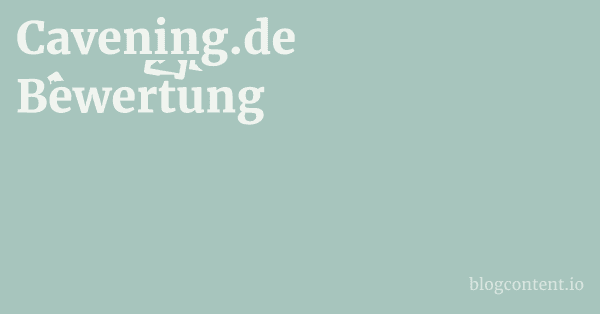 Cavening.de Bewertung 1 by Partners