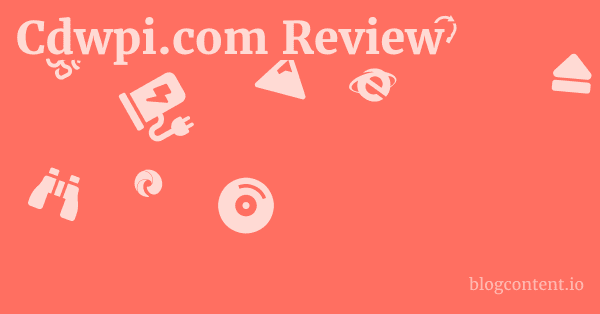 Cdwpi.com Review 1 by Partners