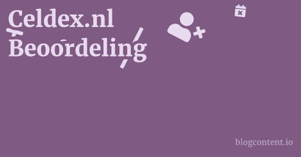Celdex.nl Beoordeling 1 by Partners