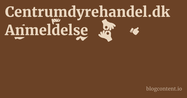 Centrumdyrehandel.dk Anmeldelse 1 by Partners