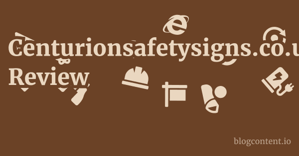 Centurionsafetysigns.co.uk Review 1 by Partners