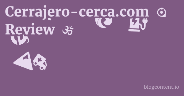 Cerrajero-cerca.com Review 1 by Partners