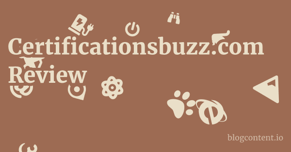 Certificationsbuzz.com Review 1 by Partners