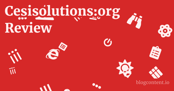 Cesisolutions.org Review 1 by Partners