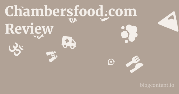 Chambersfood.com Review 1 by Partners