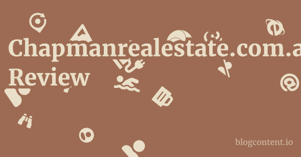 Chapmanrealestate.com.au Review 1 by Partners