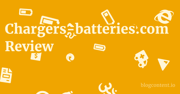 Chargers-batteries.com Review 1 by Partners