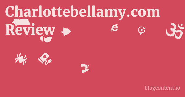 Charlottebellamy.com Review 1 by Partners