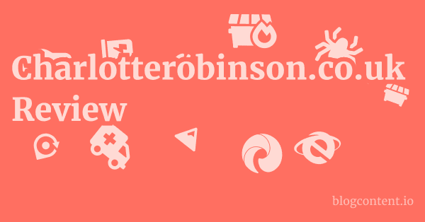 Charlotterobinson.co.uk Review 1 by Partners