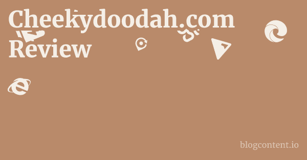Cheekydoodah.com Review 1 by Partners