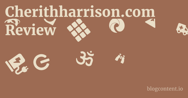 Cherithharrison.com Review 1 by Partners