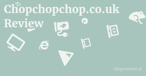 Chopchopchop.co.uk Review 1 by Partners