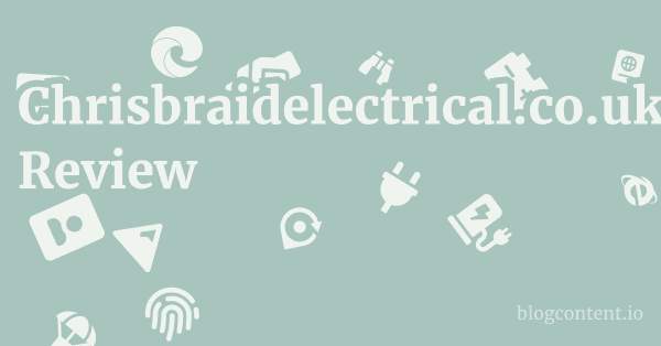 Chrisbraidelectrical.co.uk Review 1 by Partners