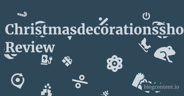 Christmasdecorationsshop.com Review 1 by Partners