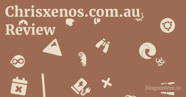 Chrisxenos.com.au Review 1 by Partners
