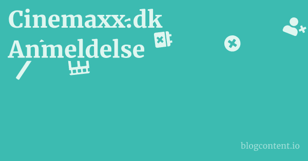 Cinemaxx.dk Anmeldelse 1 by Partners