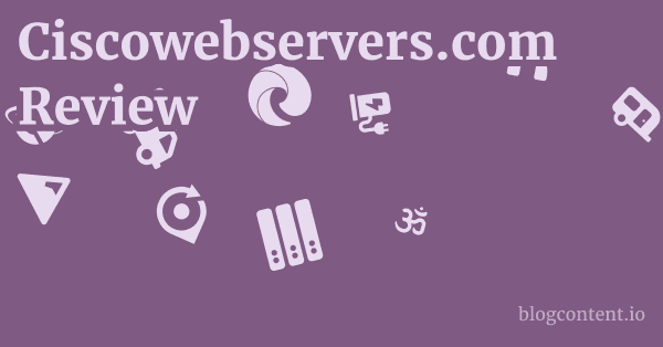 Ciscowebservers.com Review 1 by Partners