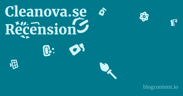 Cleanova.se Recension 1 by Partners
