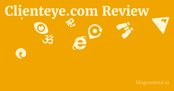Clienteye.com Review 1 by Partners