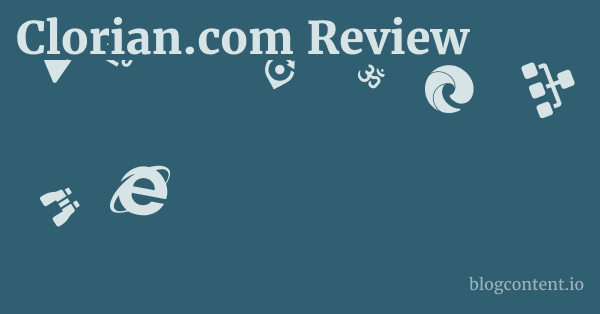Clorian.com Review 1 by Partners