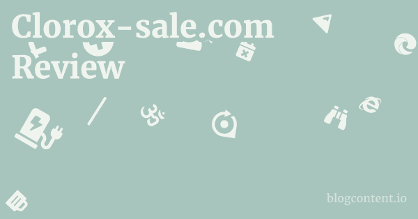 Clorox-sale.com Review 1 by Partners