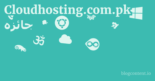 Cloudhosting.com.pk جائزہ