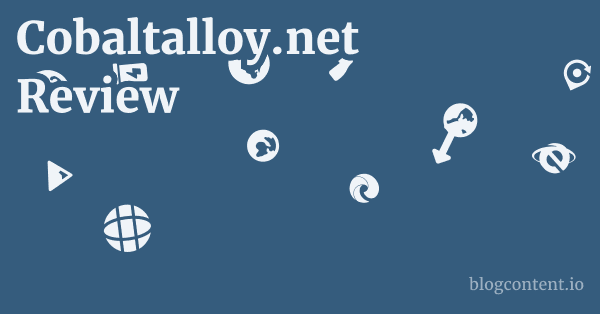 Cobaltalloy.net Review 1 by Partners