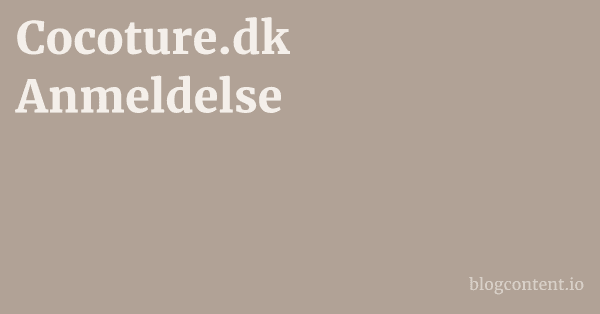 Cocoture.dk Anmeldelse 1 by Partners