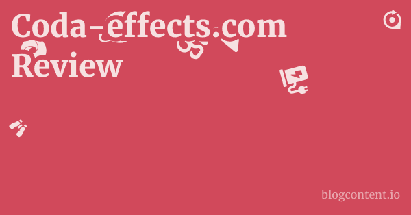 Coda-effects.com Review 1 by Partners