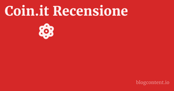 Coin.it Recensione 1 by Partners