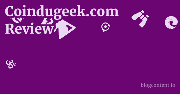 Coindugeek.com Review 1 by Partners