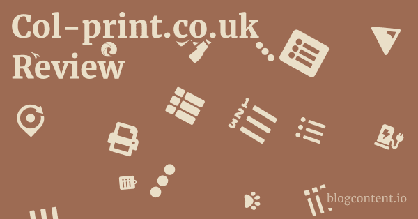 Col-print.co.uk Review 1 by Partners