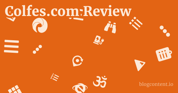 Colfes.com Review 1 by Partners
