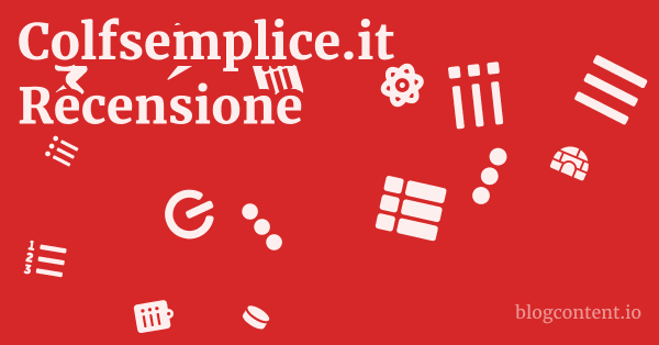 Colfsemplice.it Recensione