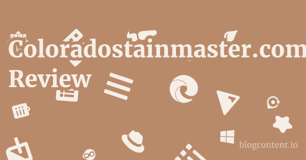 Coloradostainmaster.com Review 1 by Partners