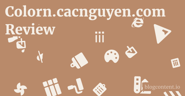 Colorn.cacnguyen.com Review 1 by Partners