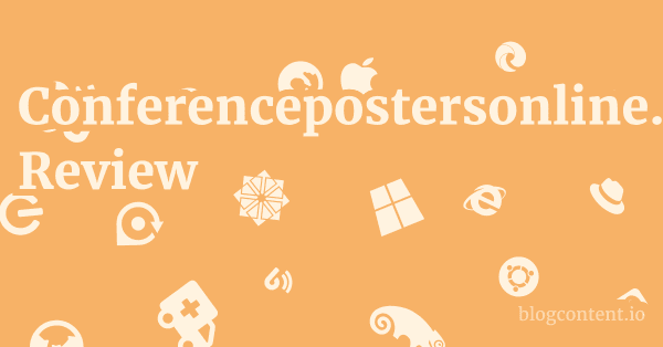 Conferencepostersonline.com Review 1 by Partners