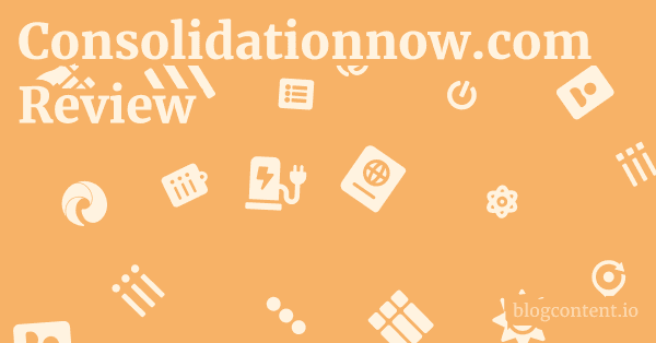 Consolidationnow.com Review 1 by Partners