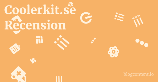 Coolerkit.se Recension 1 by Partners