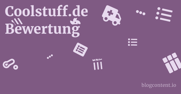 Coolstuff.de Bewertung 1 by Partners