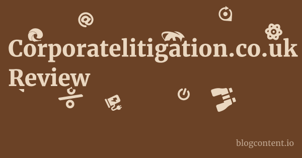 Corporatelitigation.co.uk Review 1 by Partners