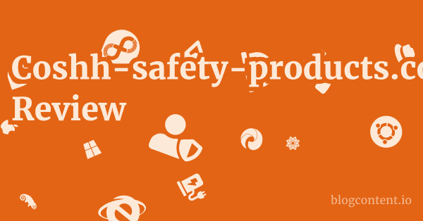 Coshh-safety-products.co.uk Review 1 by Partners