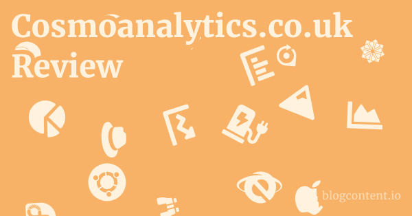 Cosmoanalytics.co.uk Review 1 by Partners