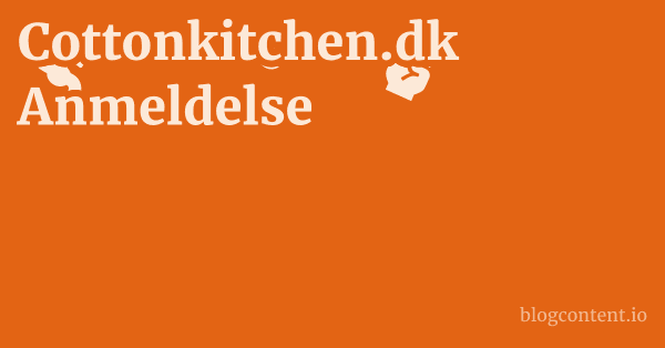 Cottonkitchen.dk Anmeldelse 1 by Partners