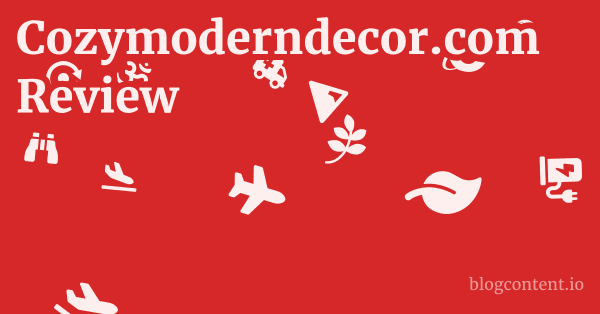 Cozymoderndecor.com Review 1 by Partners