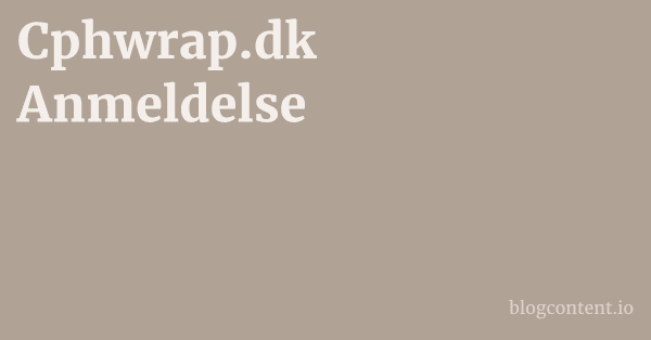 Cphwrap.dk Anmeldelse 1 by Partners