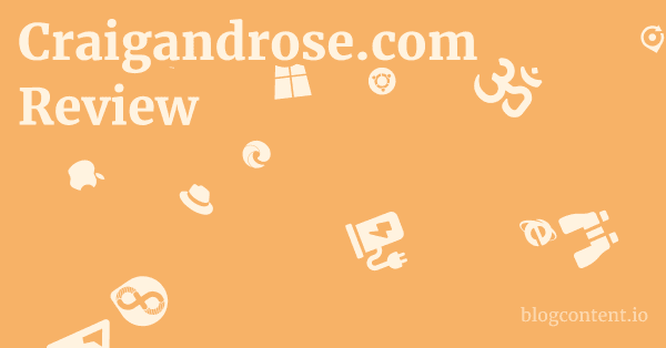 Craigandrose.com Review 1 by Partners