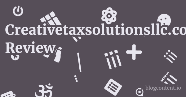 Creativetaxsolutionsllc.com Review 1 by Partners