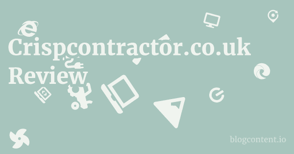 Crispcontractor.co.uk Review 1 by Partners
